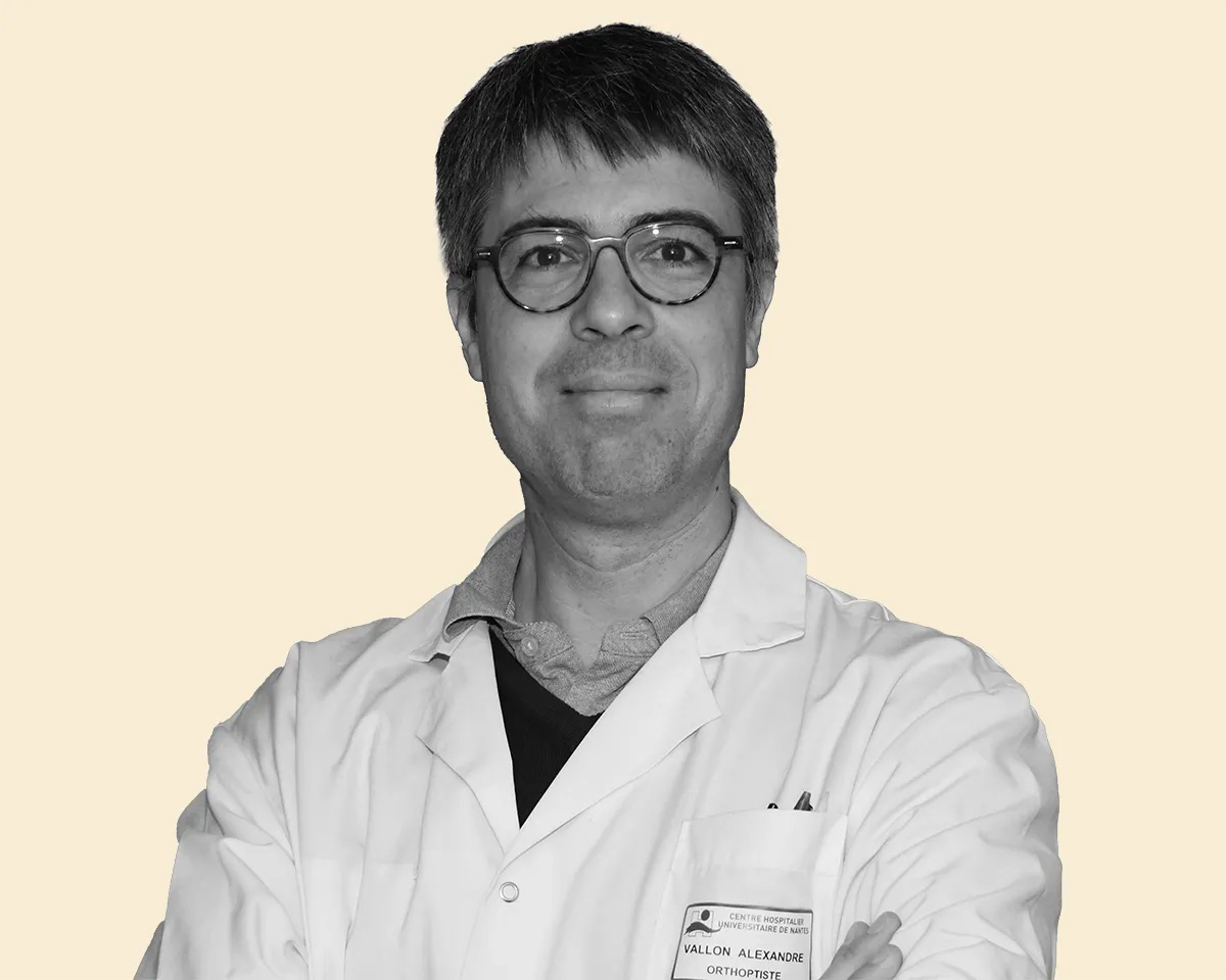 Alexandre Vallon, orthoptiste &agrave; l'institut de la r&eacute;tine de Nantes