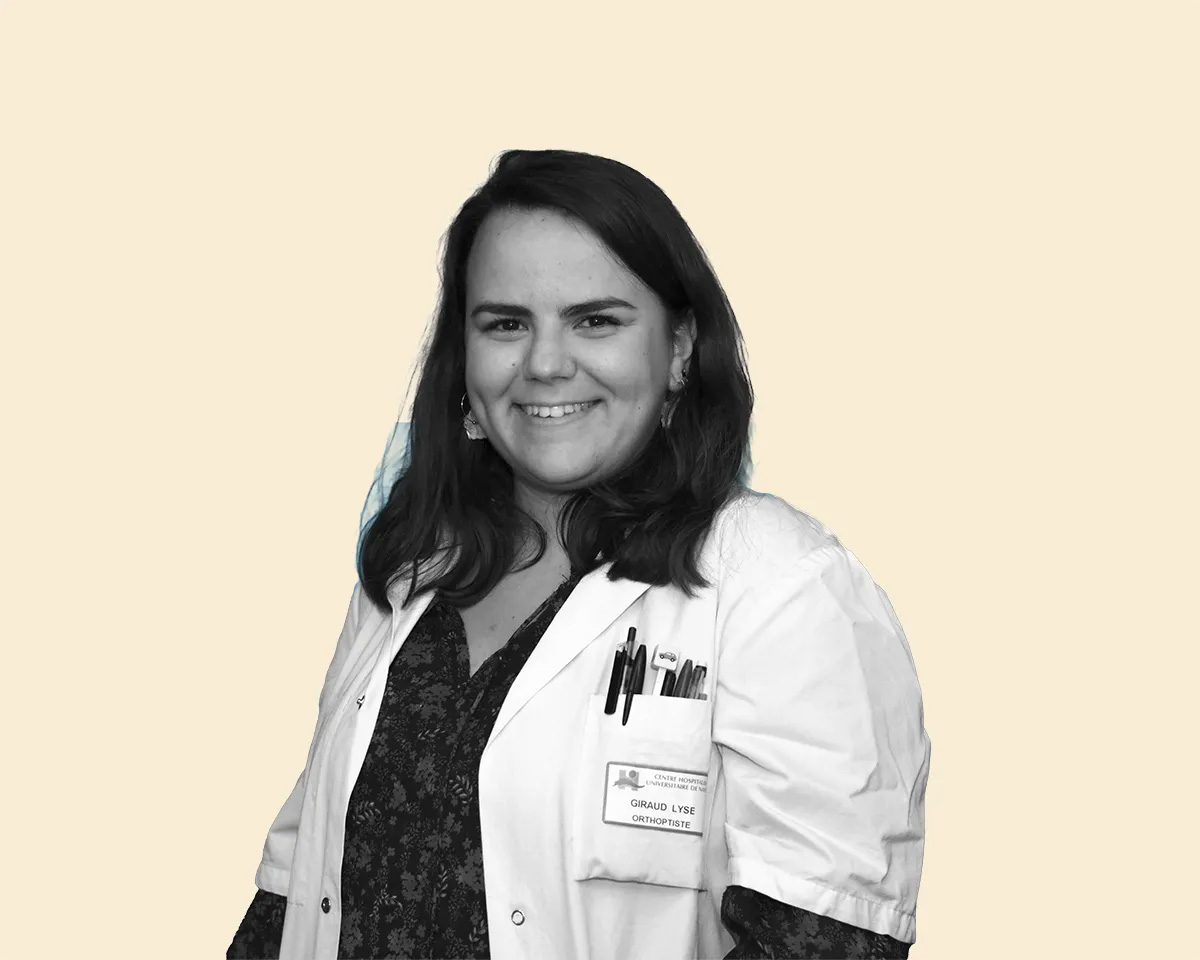 Lyse Giraud, orthoptiste &agrave; l'institut de la r&eacute;tine de Nantes