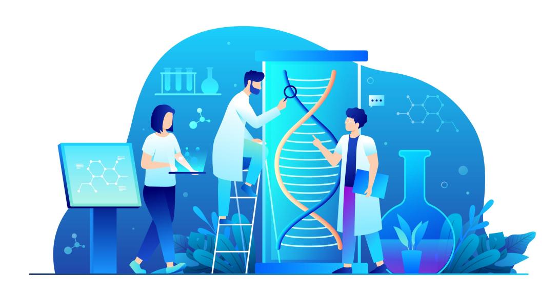 concept de biotechnologie degrade by pikistuperstar